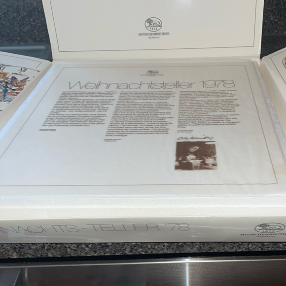 1978 Hutschenreuther Weihnachts-Teller Goddess of Christmas Plate by Ole Winther - Picture 9 of 12